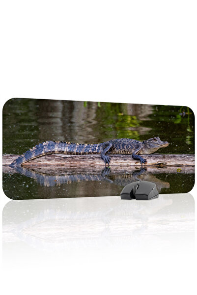 mousepad bastir Mousepad pentru gaming din cauciuc cusut Crocodile antialunec...