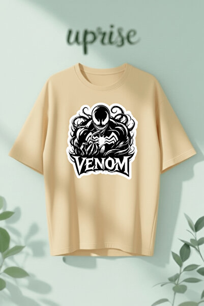 Vordevia Βένομ με τύπωμα Βαμβάκι lu oversized Μπλουζάκι