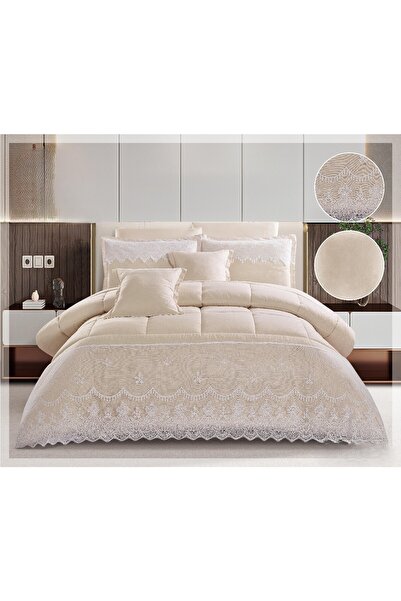 Red Rose مفرش نفرين ملكي بتصميم الدانتيل ليضيف الجمال الى اكسسوارات غرفتك مقا...