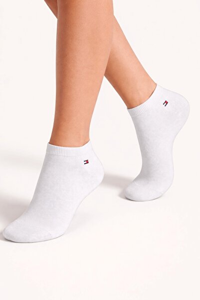 Tommy Hilfiger th 3 çift pamuklu kadın çorabı