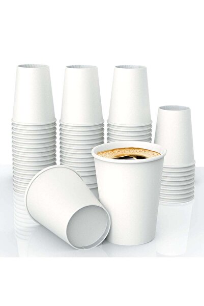 Generic White Paper Cup Set with Heritage Prints 50 Pieces