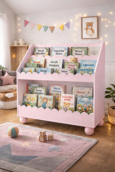 metserdeko Rozy montessori kitaplık