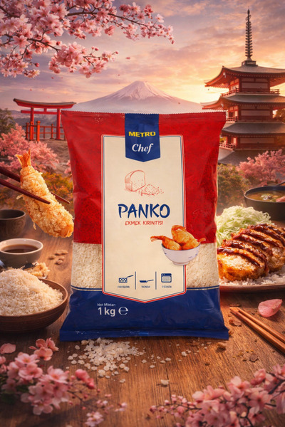 Metro Chef 1 Kg Panko Galeta Unu – Extra Çıtır Kızartma Kaplaması (The Ginza)