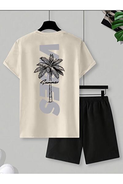 Flow touch Shorts t-shirt - shorts bottom top tracksuit set Printed Oversized...