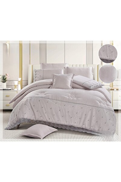 Red Rose مفرش نفرين ملكي بتصميم الدانتيل ليضيف الجمال الى اكسسوارات غرفتك مقا...