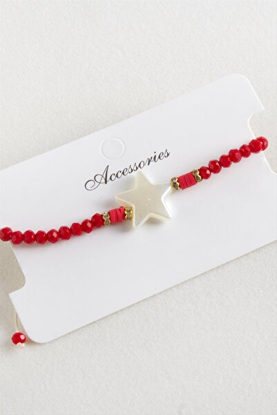 Angel Of Life سوار من خيط المكرامية الكريستالي اللؤلؤي على شكل نجمة