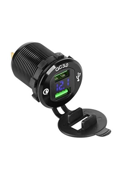 Peiying Mufa auto pentru incarcare, 2 x USB, 3000 mAh, incarcare rapida.