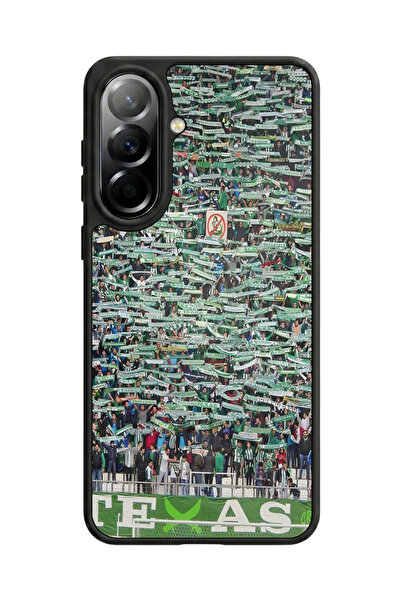 Aksel Kılıf متوافق مع هاتف سامسونج جالاكسي A57 مطبوع، أسود مطفي، سيليكون ناعم...