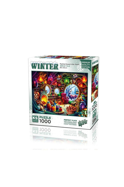 Ks Puzzle 20826 لغز 1000 قطعة: المنزل الغامض في الغابة