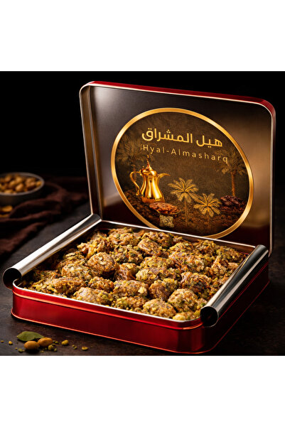 Saudia Sagai dates stuffed with tahini and nuts – 1 kg in a luxurious box