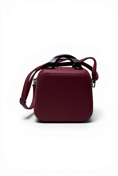 ALBATROS M600 Red Makyaj, Kuaför Ve Kişisel Bakım Çantası, Suni Deri