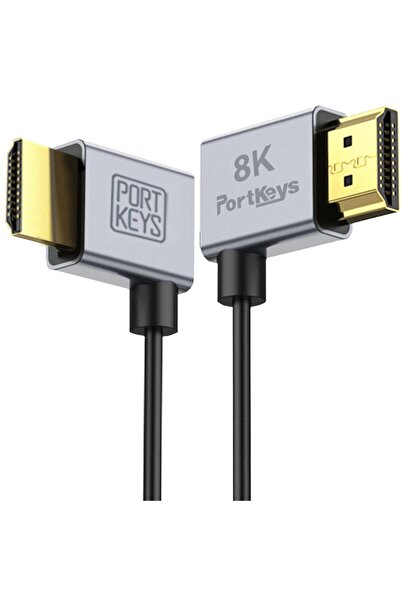 PORTKEYS Εξαιρετικά λεπτό καλώδιο HDMI 1,3 μ., HDMI 2.1, 8K@60Hz, 4K@120Hz, 4...