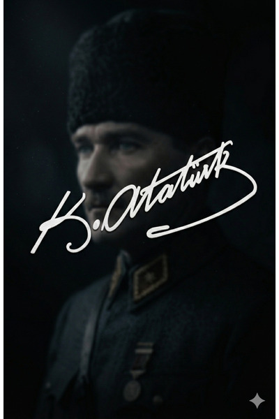 Yalıgraf Reklam Tabela Atatürk İmza Oto Sticker Araba Cam Yazısı Motosiklet K...