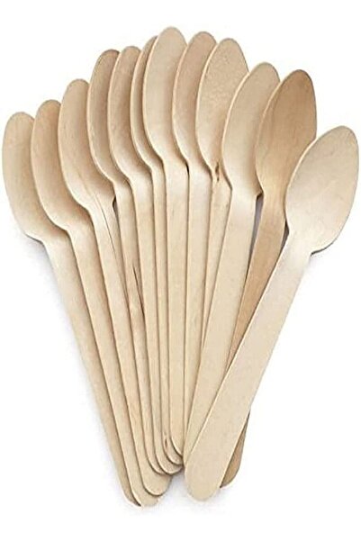 GENERIC4 50 Piece Brown Wooden Spoon Set