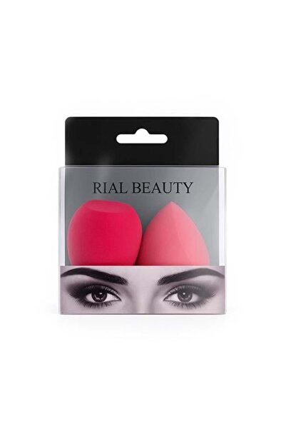 RIAL BEAUTY إسفنجة مكياج مزدوج - قطعتان