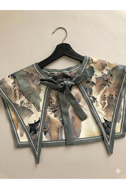 alinastore Special Patterned New Generation Shoulder Shawl, Collar