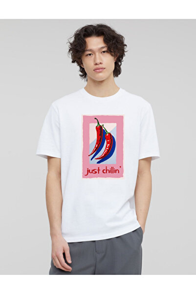 barsdepo Μπλουζάκι Just Chillin Retro με τύπωμα , Ποιότητα PREMIUM Unisex για...