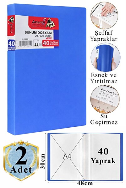 Artlantis Plavi prezentacioni fajl 40 komada 2 komada katalog fajlova u torbi...