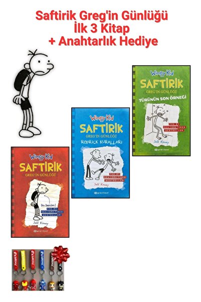 Epsilon Yayınevi Saftirik Greg'in Günlüğü 1 ,2,3 - İlk 3 Kitap Set + 1 Ad. An...