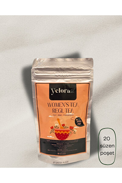 yelora Regl çayı 20 süzen poşet - Kadınlar için adet dönemi çayı