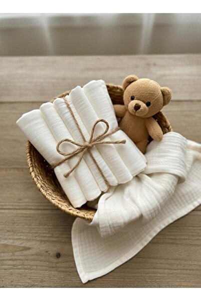 Lumos Trade Pack of 6 Oeko-Tex Certified 100% Organic Cotton Double-Layer Sof...