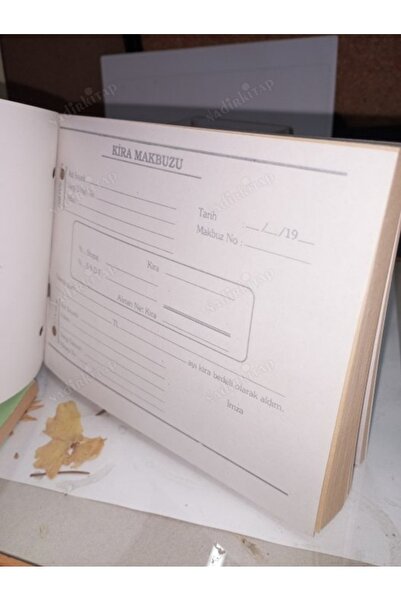 Ulaş kırtasiye ALTI YILDIZ KİRA MAKBUZU