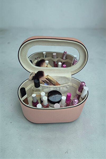 Moda fiesta Large Capacity Makeup and Accessory Organizing Box with Mirror | ...