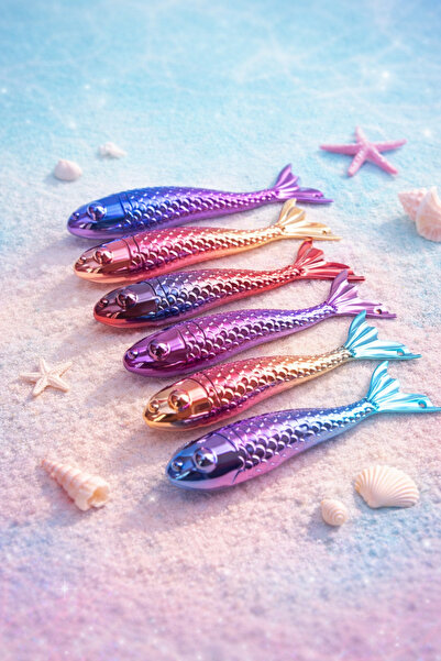 NaSaDAN Balık Tasarımlı Fosforlu Kalem – Renkli Highlighter Not İşaretleme Ka...