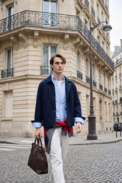 DeFacto Regular Fit Polo Collar Coat F8482Ax26Sp