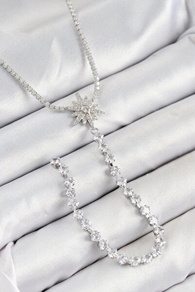 online kapsulavm avm alışveriş Brass Zircon Stone Pole Star Model Gold Color ...