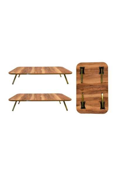 AZOZ MERCHLY Foldable Legs Floor Center Table For Living Room 100x60cm