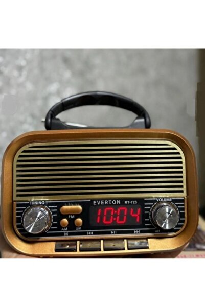 ataşbey RT-723 Özel Tasarım Klasik Retro Dijital Nostaljik Bluetooth/USB/Sd/ ...