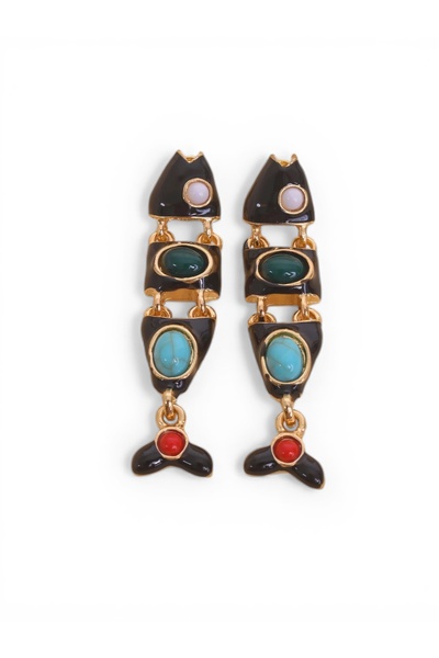 Bo Takı ve Aksesuar Fish Earrings