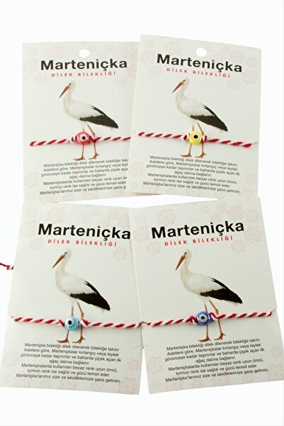 Angel Of Life Evil Eye Glass Bead Marteniçka Rope Bracelet