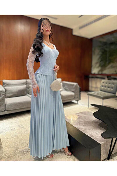 Rwnq Dresses Sky blue magic dress