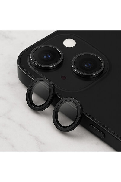 (SAFİR) SADECE İPHONE 13 UYUMLU (SAFİR) Kamera Lensi Koruyucu Premium Koruyucu...