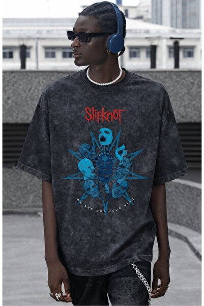 SEVBANO Slipknot rok metal muzički bend, unisex majica sa širokim krojem i vi...