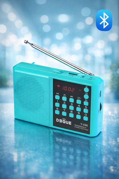 ULTRATEKNO Y096 Deprem Radyosu Bluetoothlu Şarjlı Acil Durum Radyosu FM/USB/T...