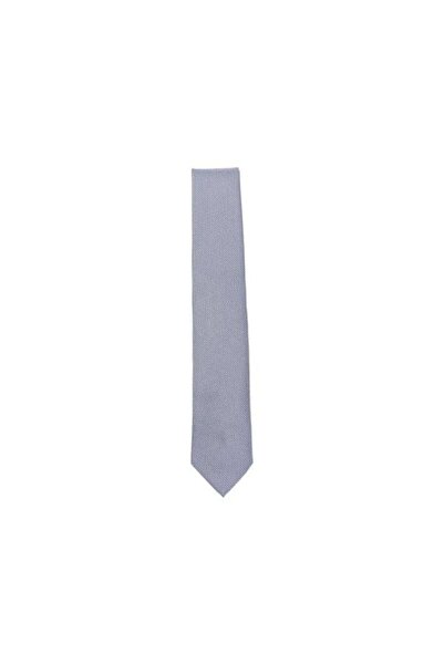 BOSS Men's 100% Silk D Patterned Blue Tie 50556048-531