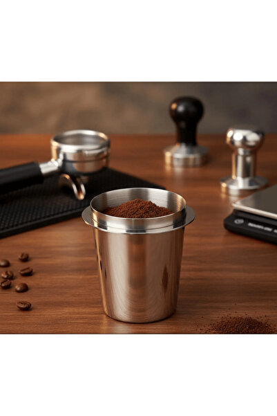 moontime alaçatı Kahve Dozaj Kabı 51mm, Pratik ve Şık Kahve Hazırlama Aksesuarı