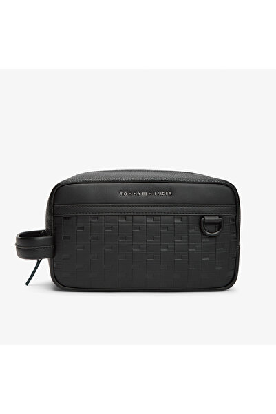 Tommy Hilfiger Modern Monogram Erkek Siyah Sırt Çantası