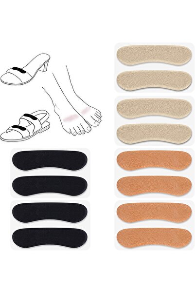 Arabest 6 Pair Sandal Shoe Strap Extender Heel Cushion Strips for Shoes Preve...