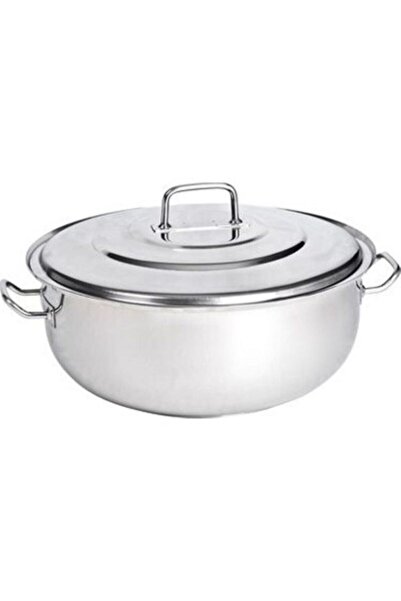 moontime alaçatı Çelik Helvane Tencere 45x20 cm, 31 lt, yüksek dayanıklılık v...