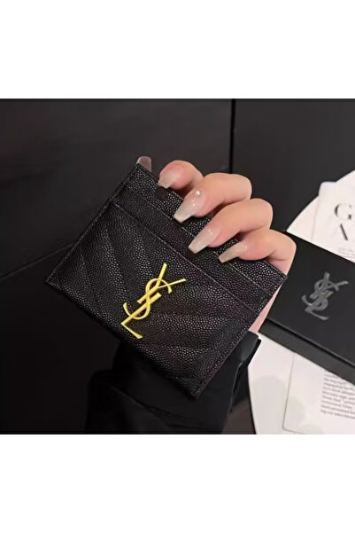 yveshop Black premium women's card holder