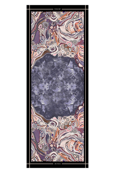 Arancia Șal negru din modal 70X200