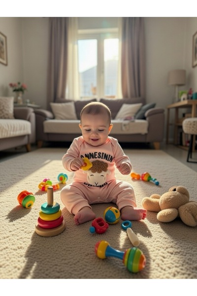 Baby Mii كوزو مطبوع بذلة كاملة