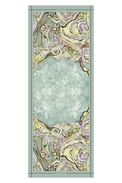 Arancia Verde Acvatic 70X200 modal Șal