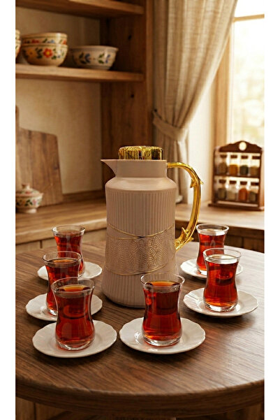 AR HOME 13 Pieces Luxury Tea Set-With Thermos