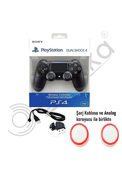 Doreka DualShock 4 V2 Titreşimli Kol ve 2 Adet Analog Koruyucu
