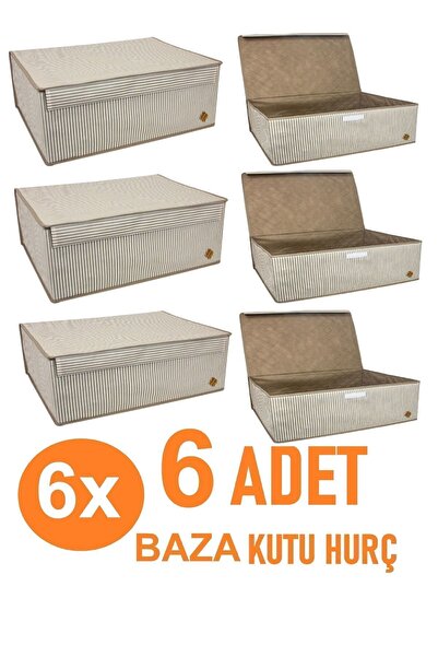 Saatistan 6'lı Çok Amaçlı Baza ve Çekyat Hurçları, 50x40x19 cm